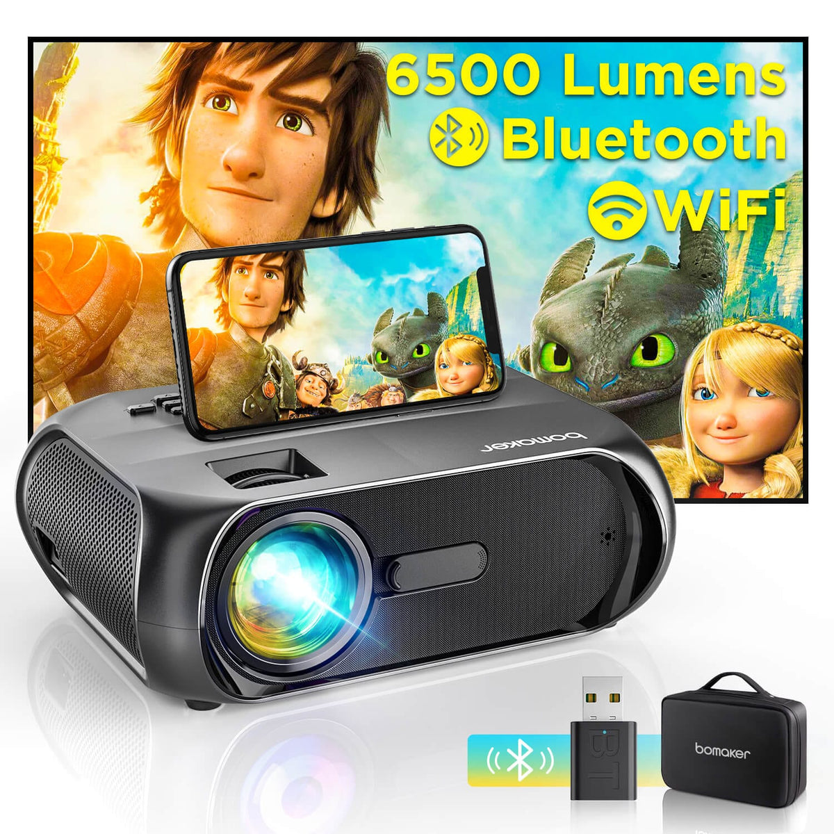 Honest Review For WiMiUS 1080P Projector With WiFi and Bluetooth